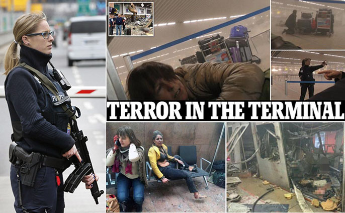 Bom Bunuh Diri Brussels Tewaskan 34 dan Lukai 70 Orang